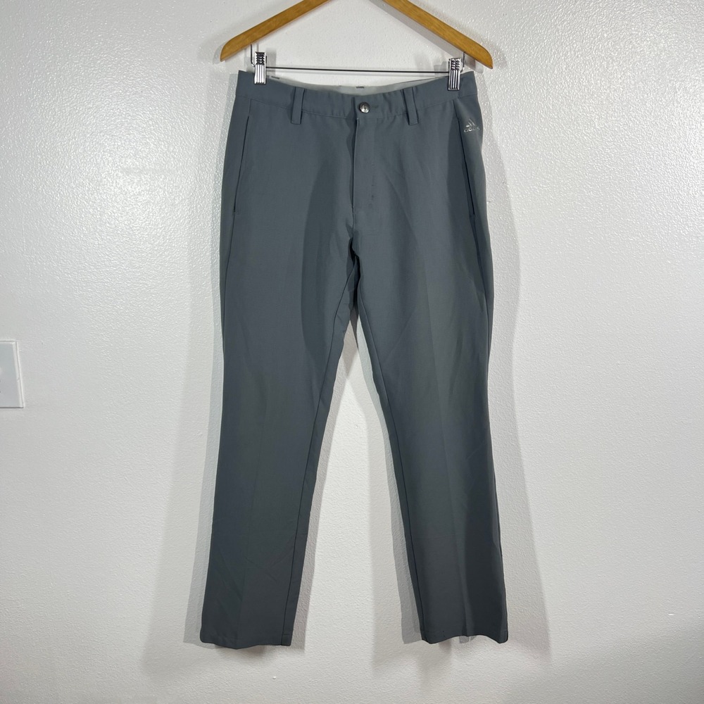 adidas Ultimate365 Tapered Golf Pants Men 30x32 Fit 30‎ Gray Performance Stretch